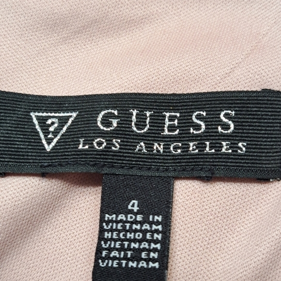 Guess Lace Overlay Sleeveless Shift Dress  Size 4 - Picture 4 of 4